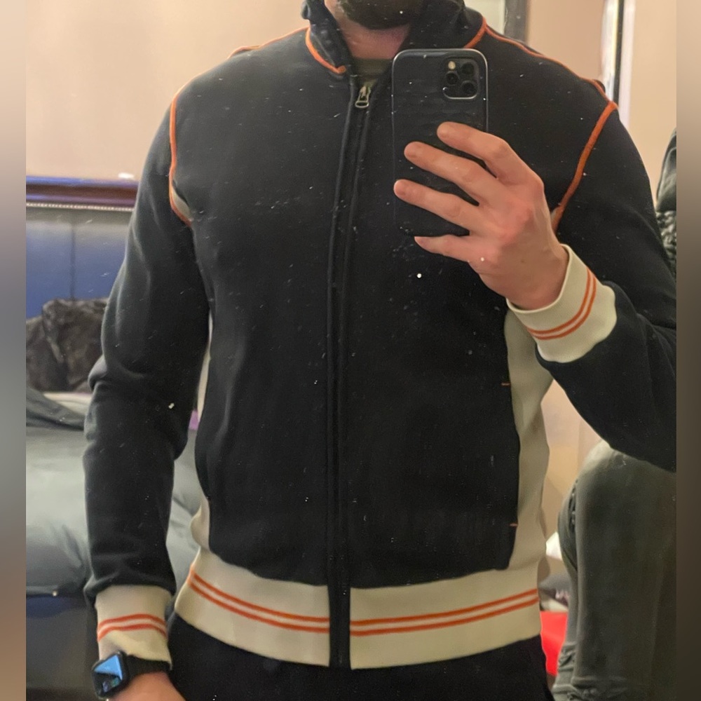Hugo Boss Zip-up Mens Sweater Size L